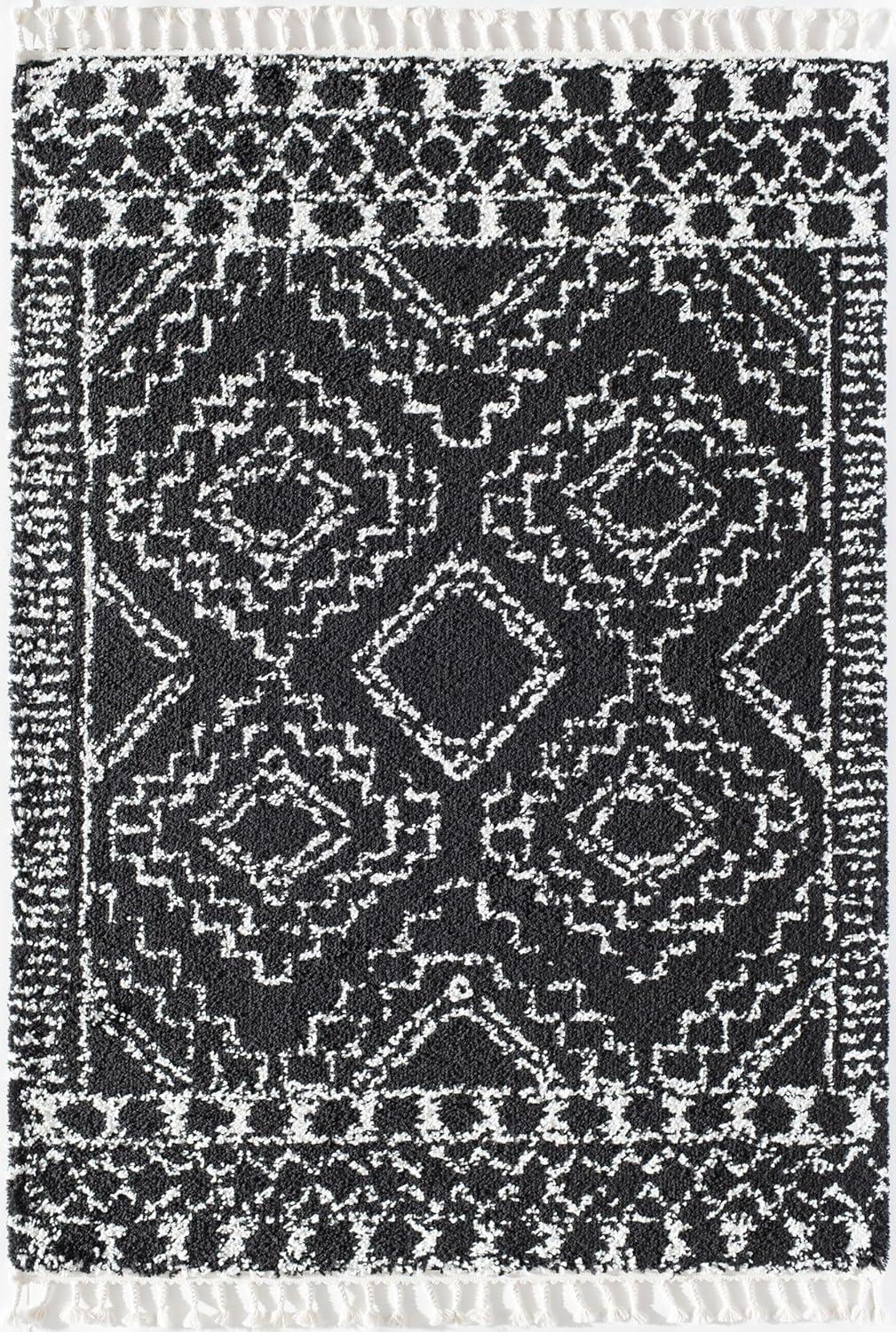 Mason Shag Tribal Sable Area Rug