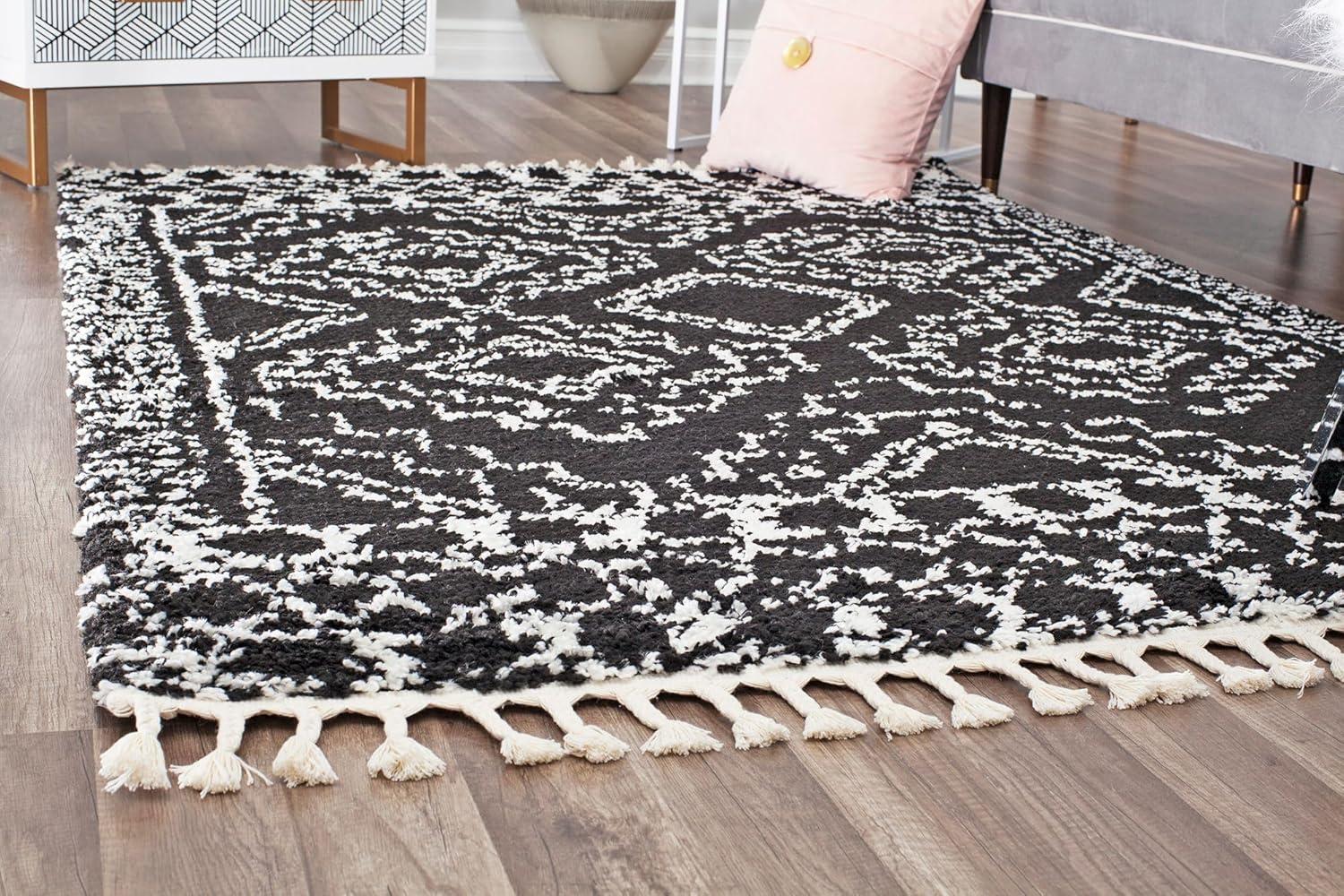 Mason Shag Tribal Sable Area Rug