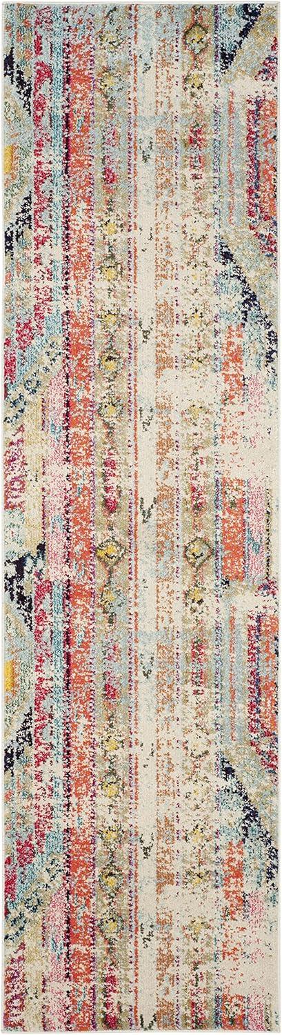 Monaco MNC222 Power Loomed Indoor Runner Rug - Multi - 2'2"x12' - Safavieh.