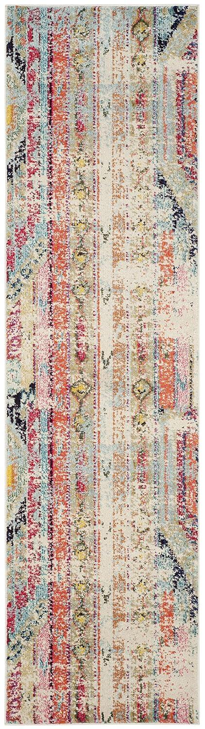 Monaco MNC222 Power Loomed Indoor Runner Rug - Multi - 2'2"x10' - Safavieh.