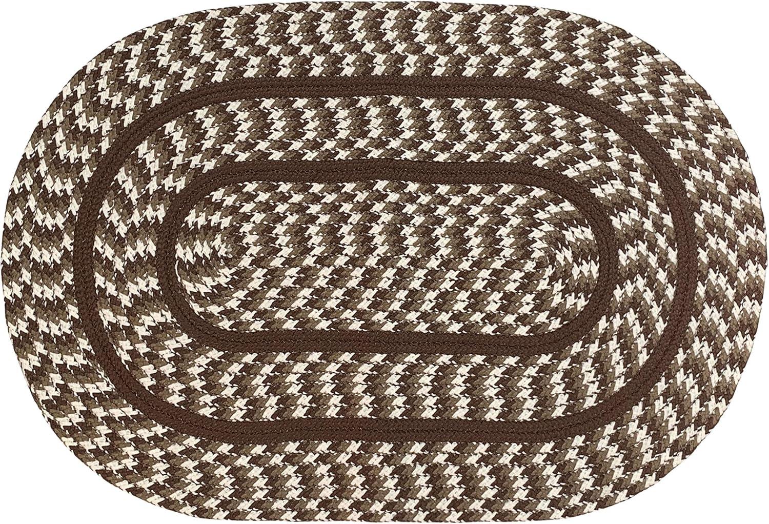 Better Trends Cottage 100% Polypropylene 24" x 40" Braided Rug - Brown & Ivory