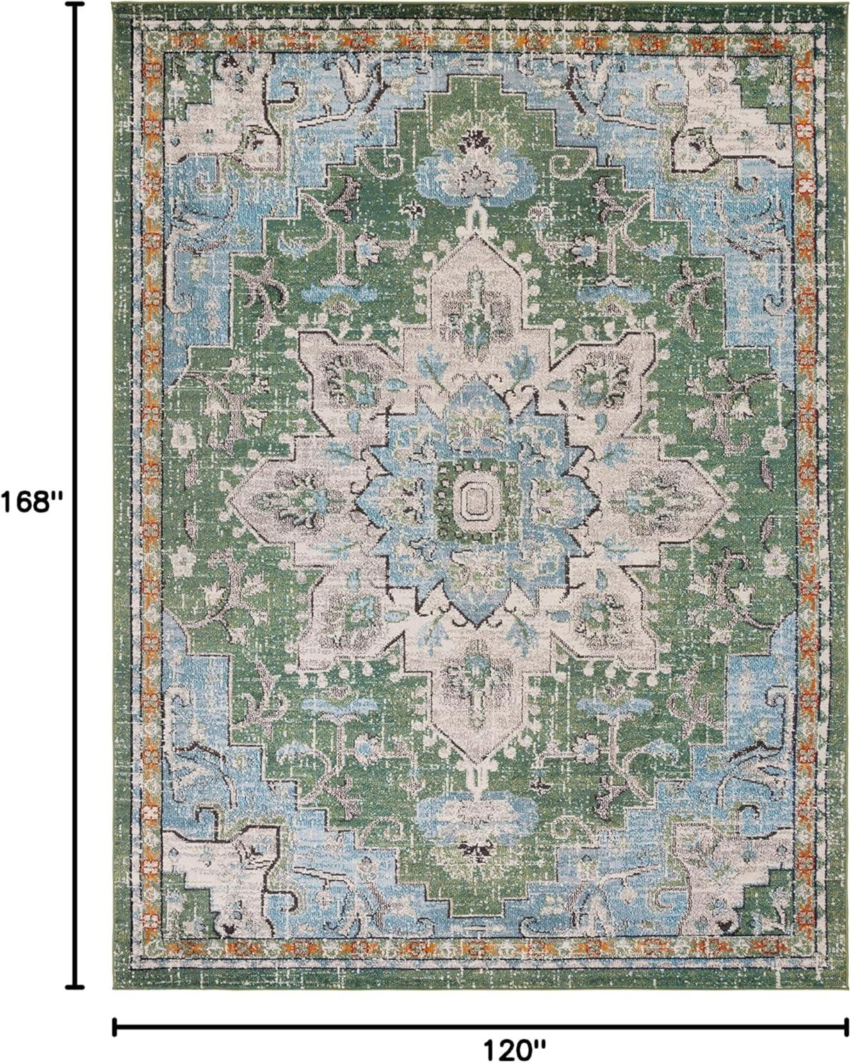 Madison 473 Area Rug In Green / Turquoise