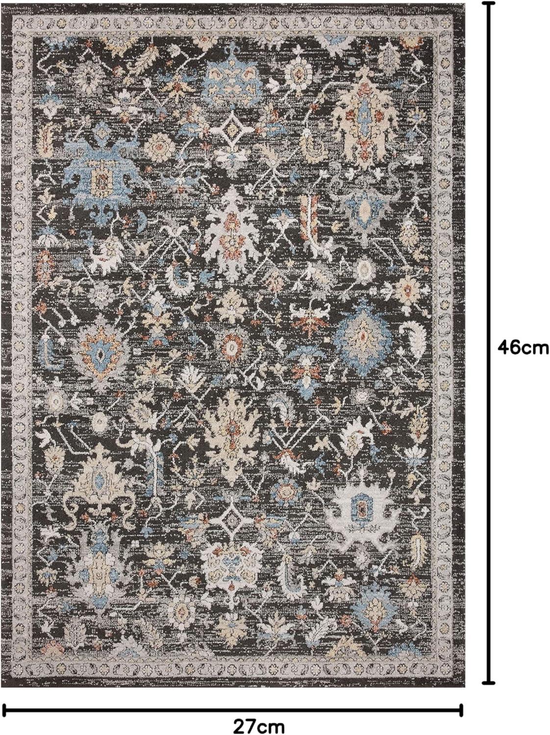Loloi II Odette Charcoal / Multi 9'-2" x 13' Area Rug