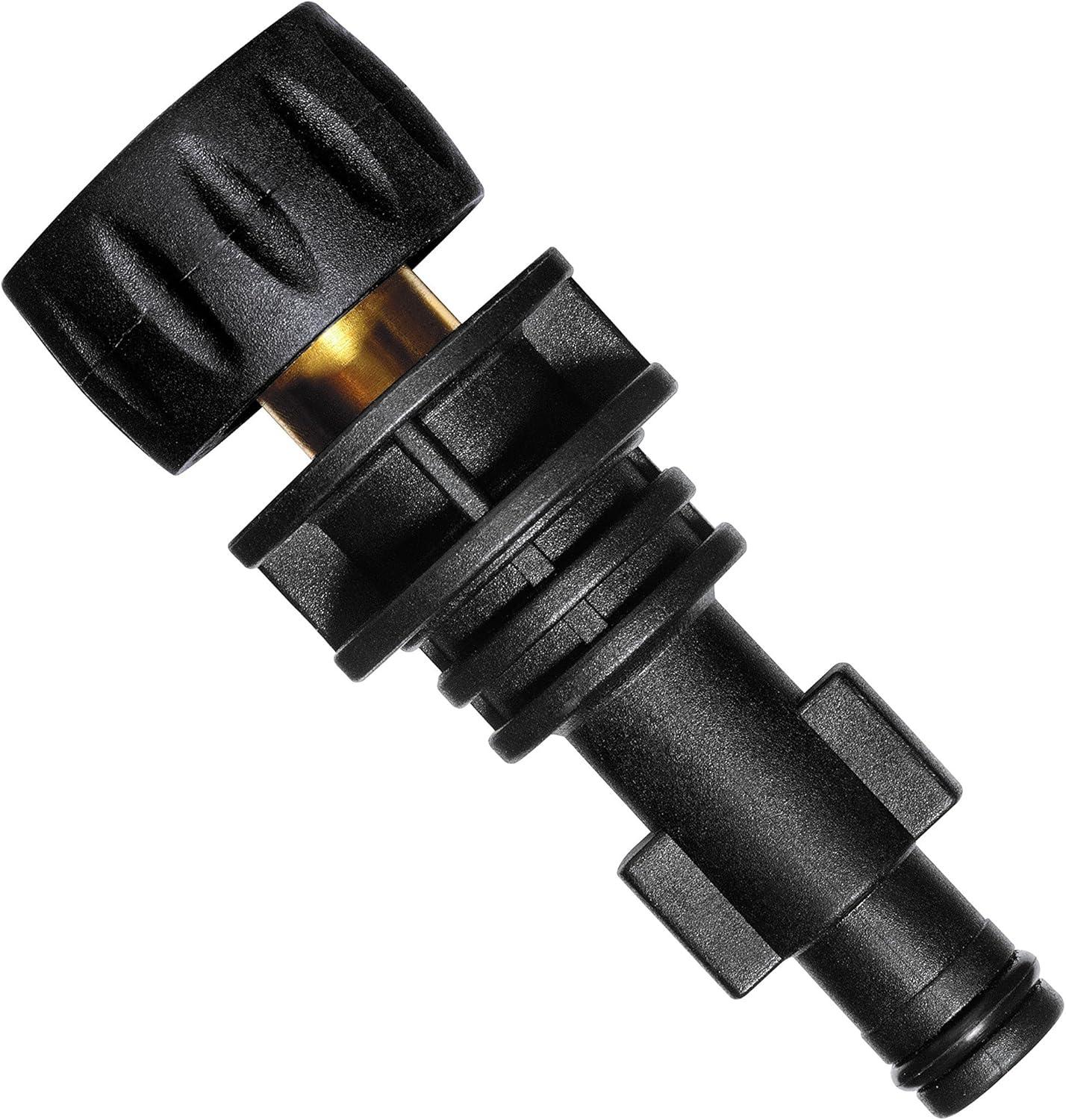 Black and Brass Pressure Washer Adapter