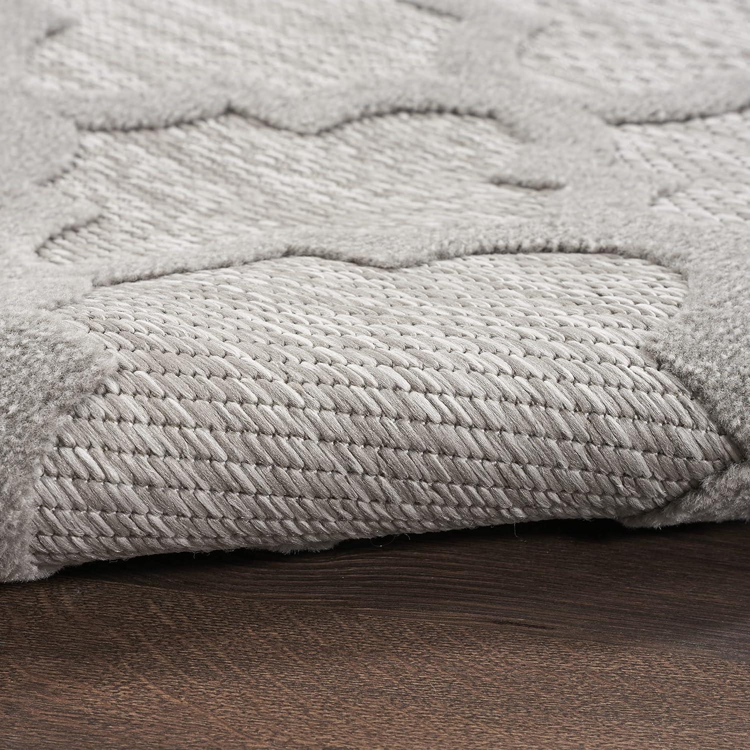 Nourison Easy Care 7' x 10' Silver Grey Indoor/Outdoor Rug