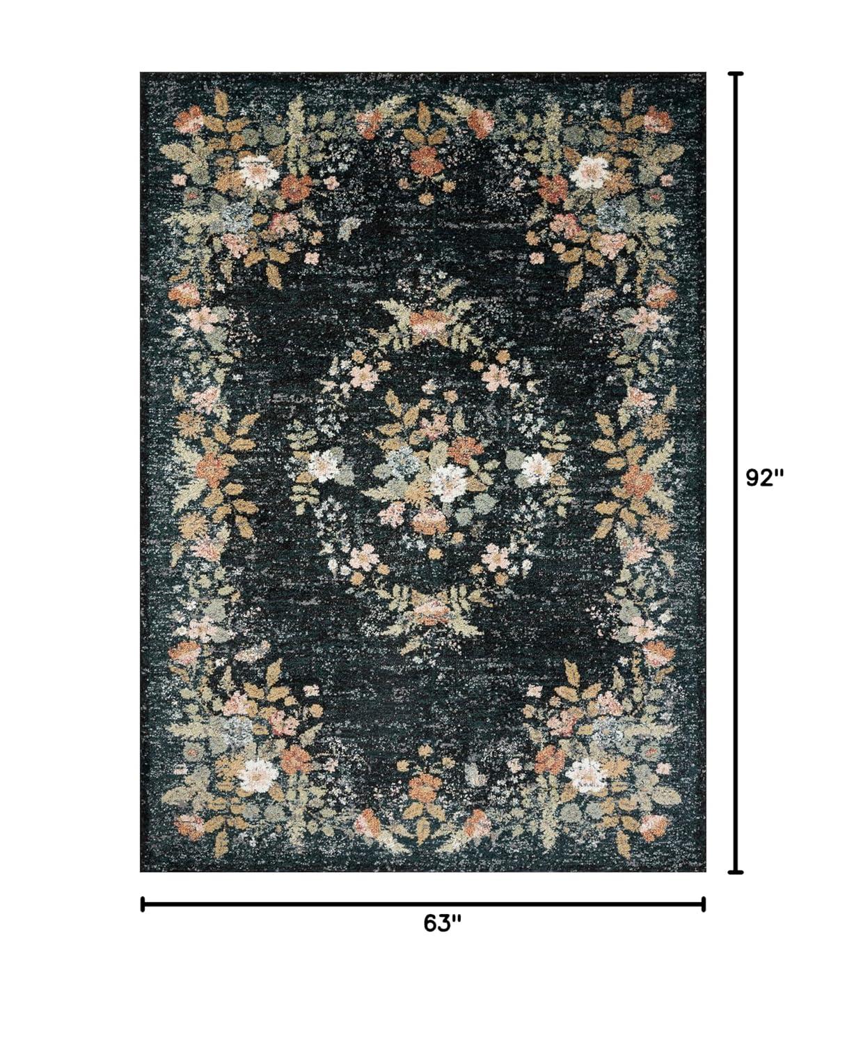 Rifle Paper Co. x Loloi Laurel Navy Area Rug