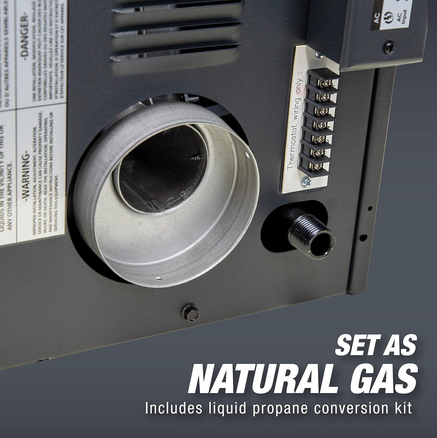 Mr. Heater F260590 Big Maxx Natural Gas Garage & Workshop Unit Heater - 125000 BTU