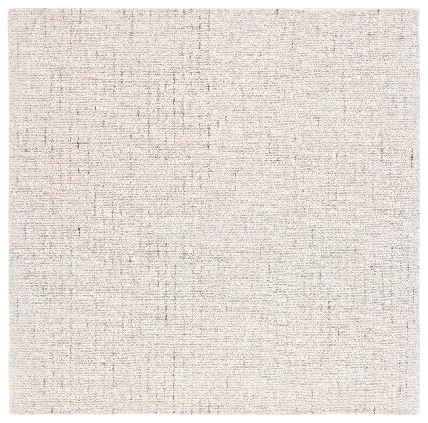 Abstract ABT468 Handmade Indoor Area Rug - Ivory/Light Gray - 8'x8' - Safavieh