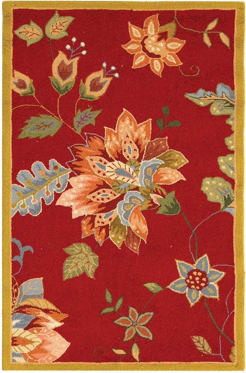 Chelsea Hand Hooked Wool Floral Rug