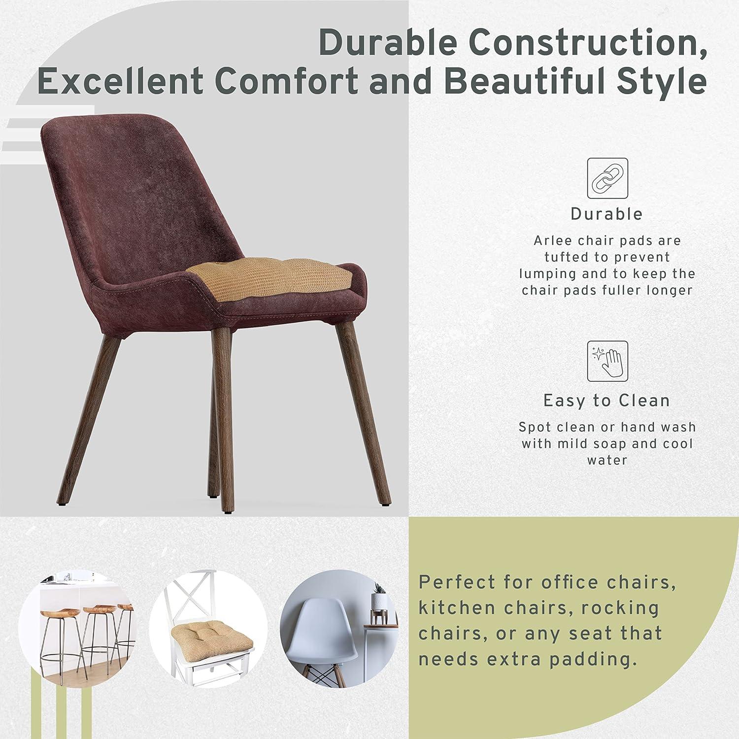 Perfect Performance Tyler Set of 2 Chair Cushions Bamboo