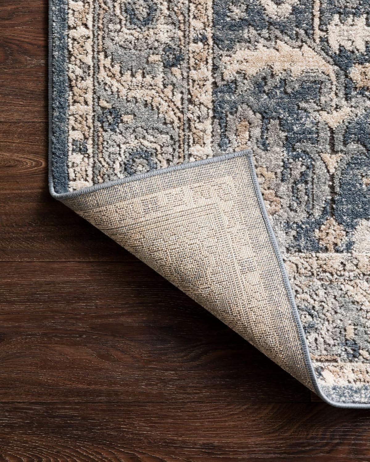 Loloi Teagan Denim / Pebble 5'-3" x 7'-6" Area Rug