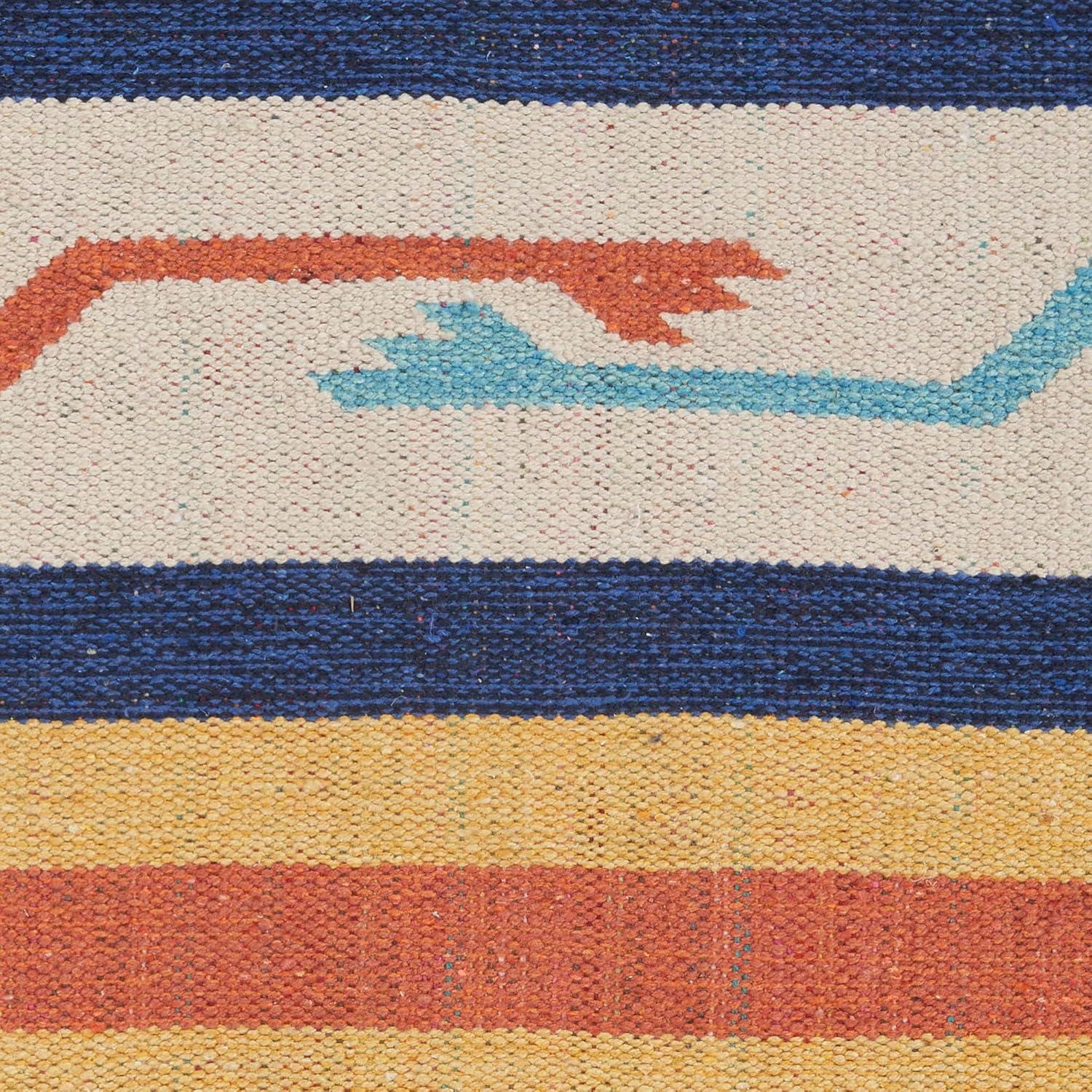 Nourison Baja Tribal Ivory 5' x 7' Area Rug, (5x7)