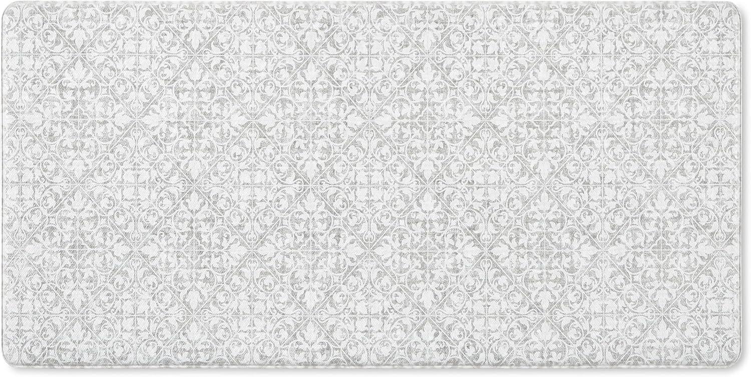 Town & Country Living TOWN & COUNTRY BASICS Comfort Plus Non-Slip Backing Vintage Medallion Tile Anti Fatigue Comfort Mat