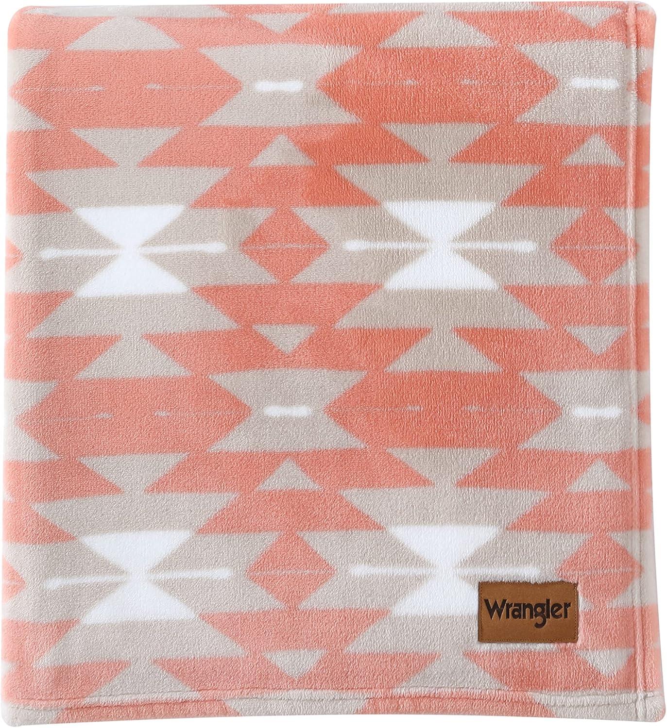 50"x70" Oversized Geometric Reversible Throw Blanket - Wrangler