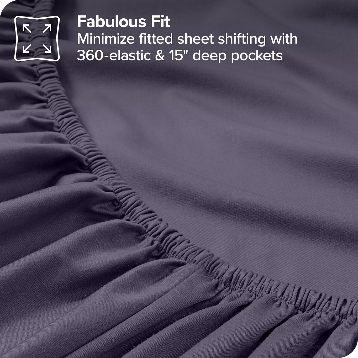 Bare Home 400 Thread Count Sateen Sheet Set