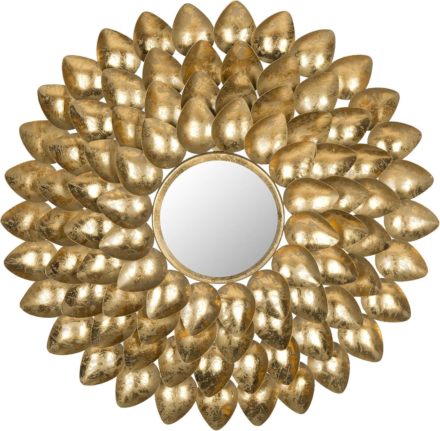 Safavieh  Woodland Antique Gold Sunburst 29-inch Decorative Mirror - 29" x 1.5" x 29"