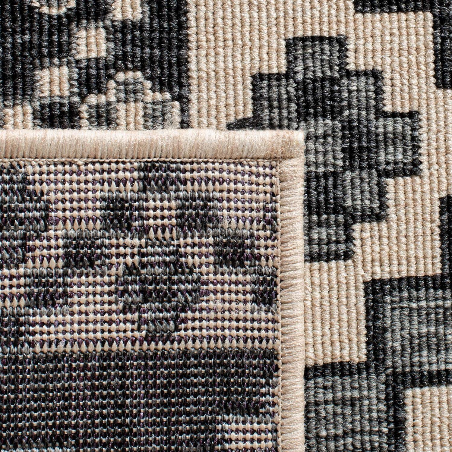 Veranda VER095 Power Loomed Indoor/Outdoor Area Rug - Rust/Red - 6'7"x9'6" - Safavieh.