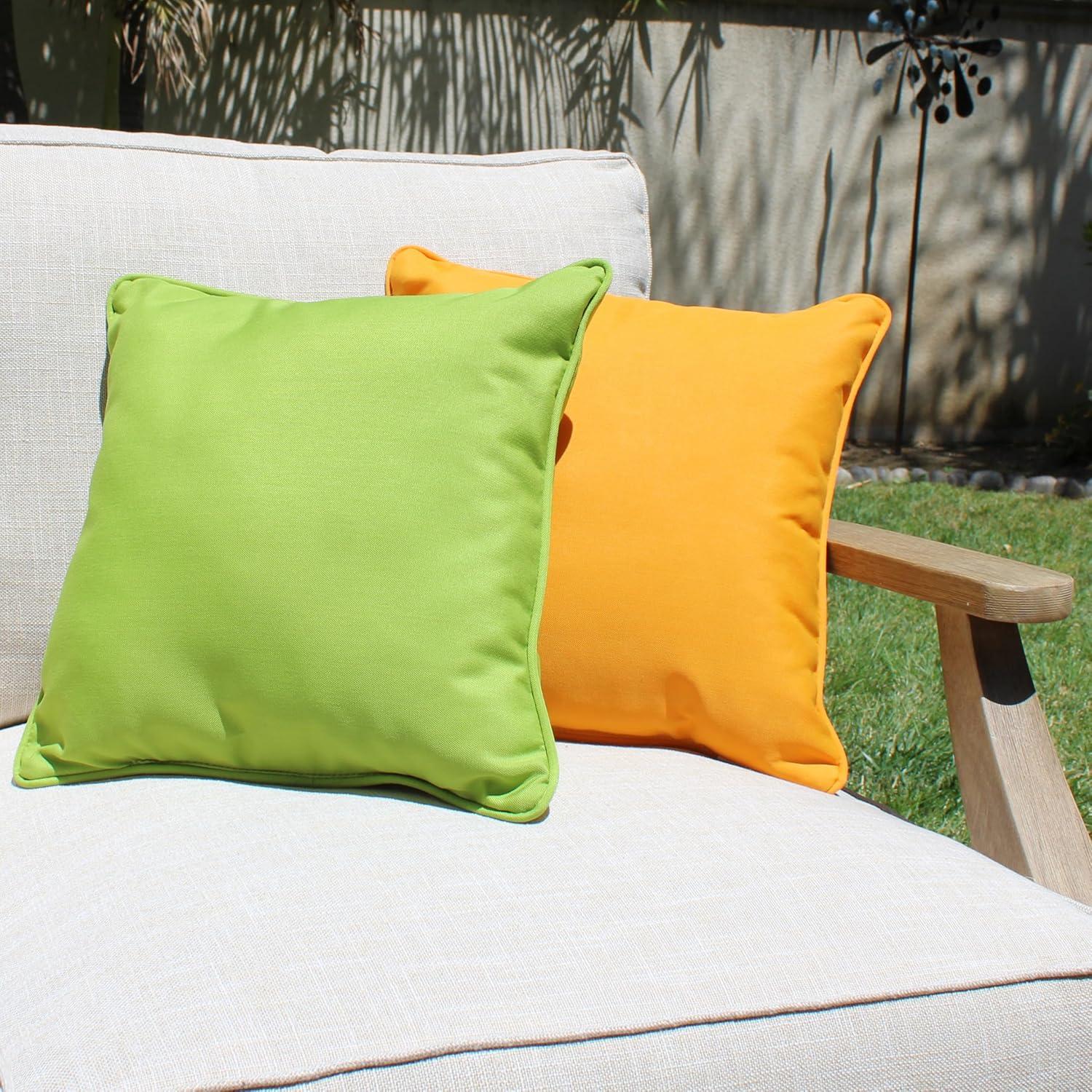 Factory Direct Partners Element Synthetic Throw Square Indoor/Outdoor Pillow Cover & Insert (Set of 2)