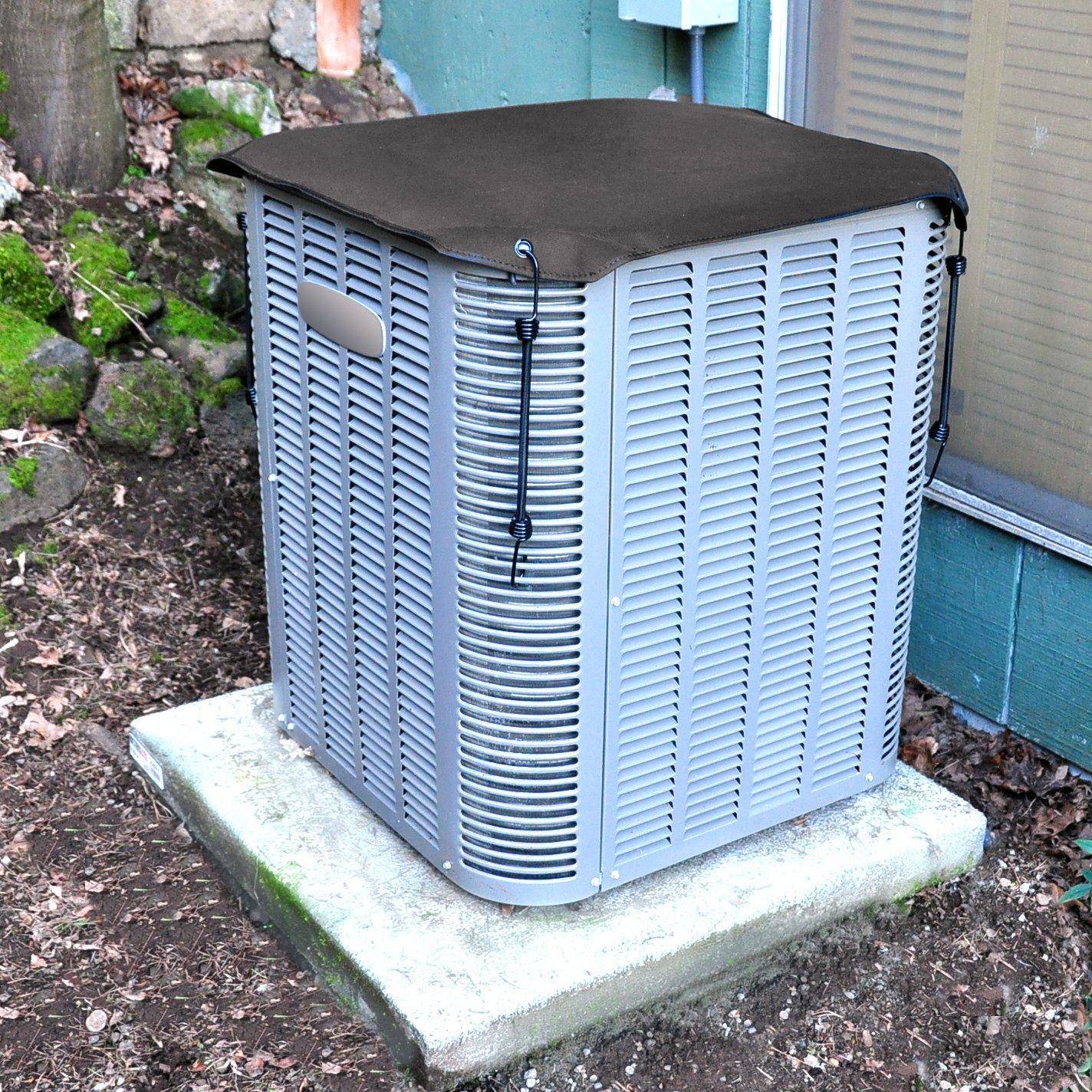 AUQ Air Conditioner Covers Protects Outdoor Ac Unit Air Conditioner Covers for Outside UV Protection Design Air Conditioner Covers for Window Units