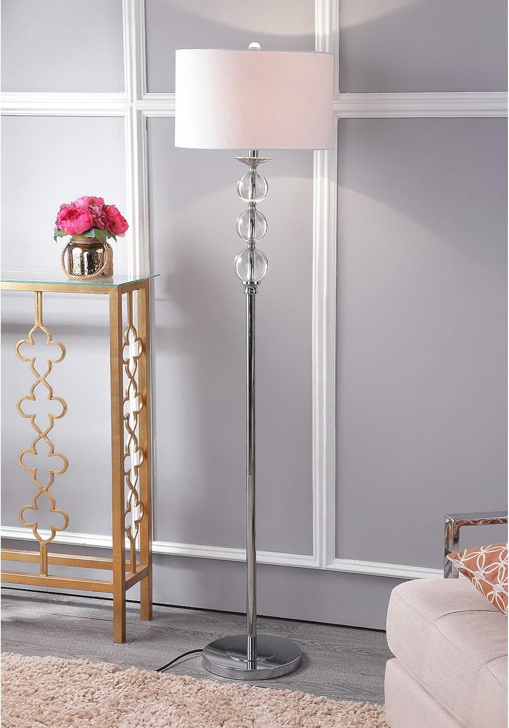 Pippa Glass Globe Floor Lamp  - Safavieh