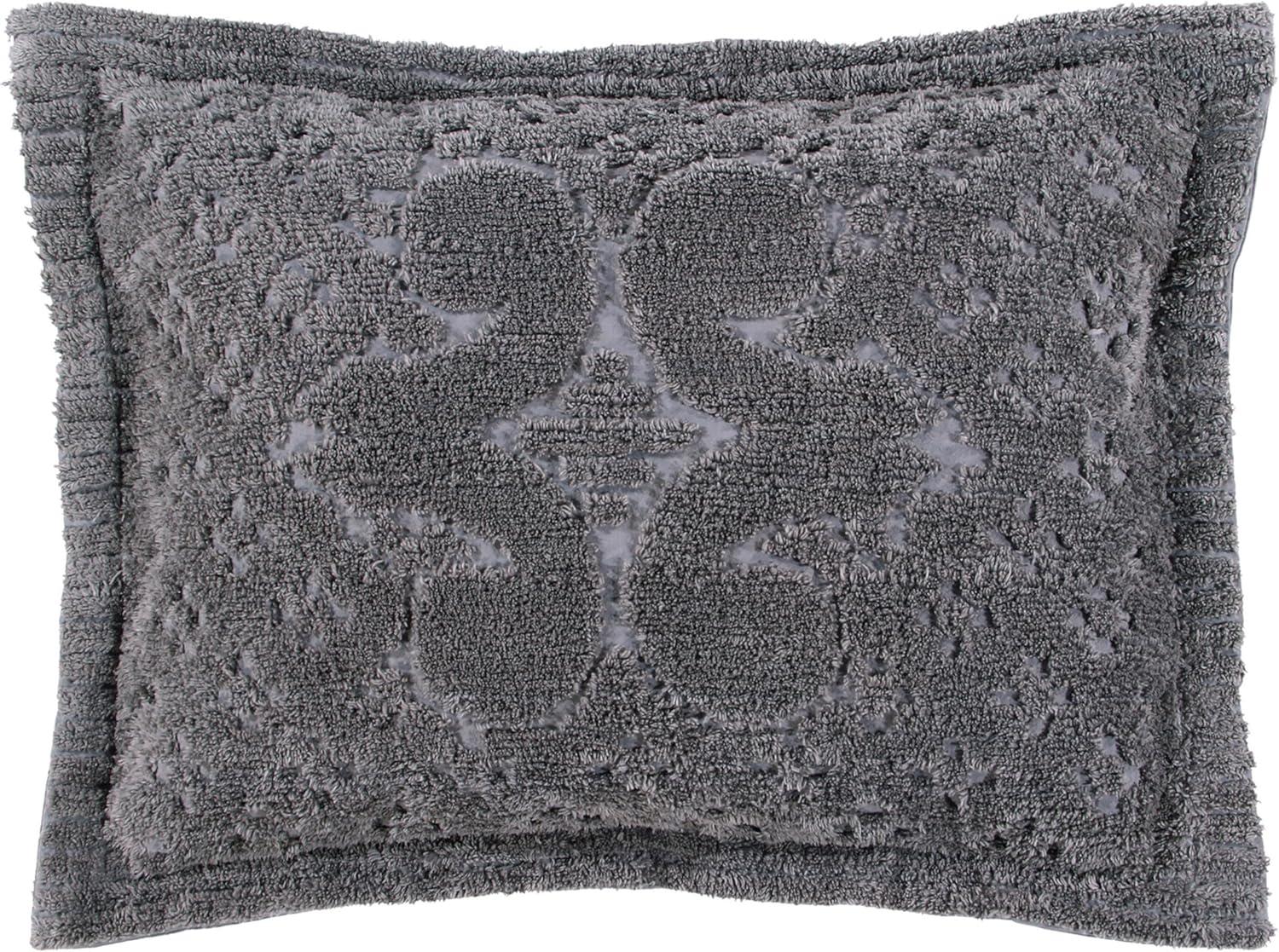 Ashton 100% Cotton Floral Medallion Tufted  Pillow Shams