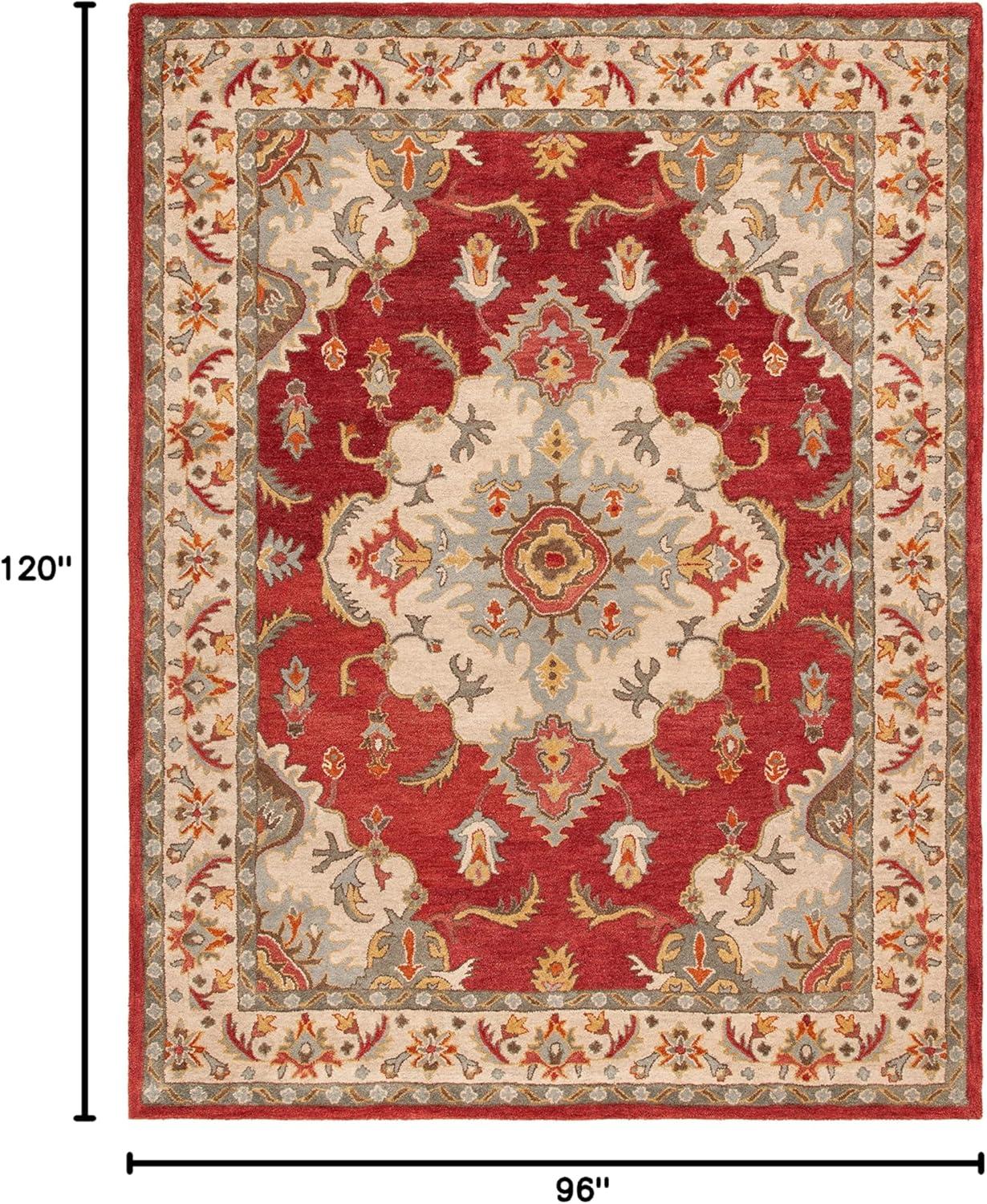 Fleur De Lis Living Mavek Hand Tufted Wool Oriental Rug