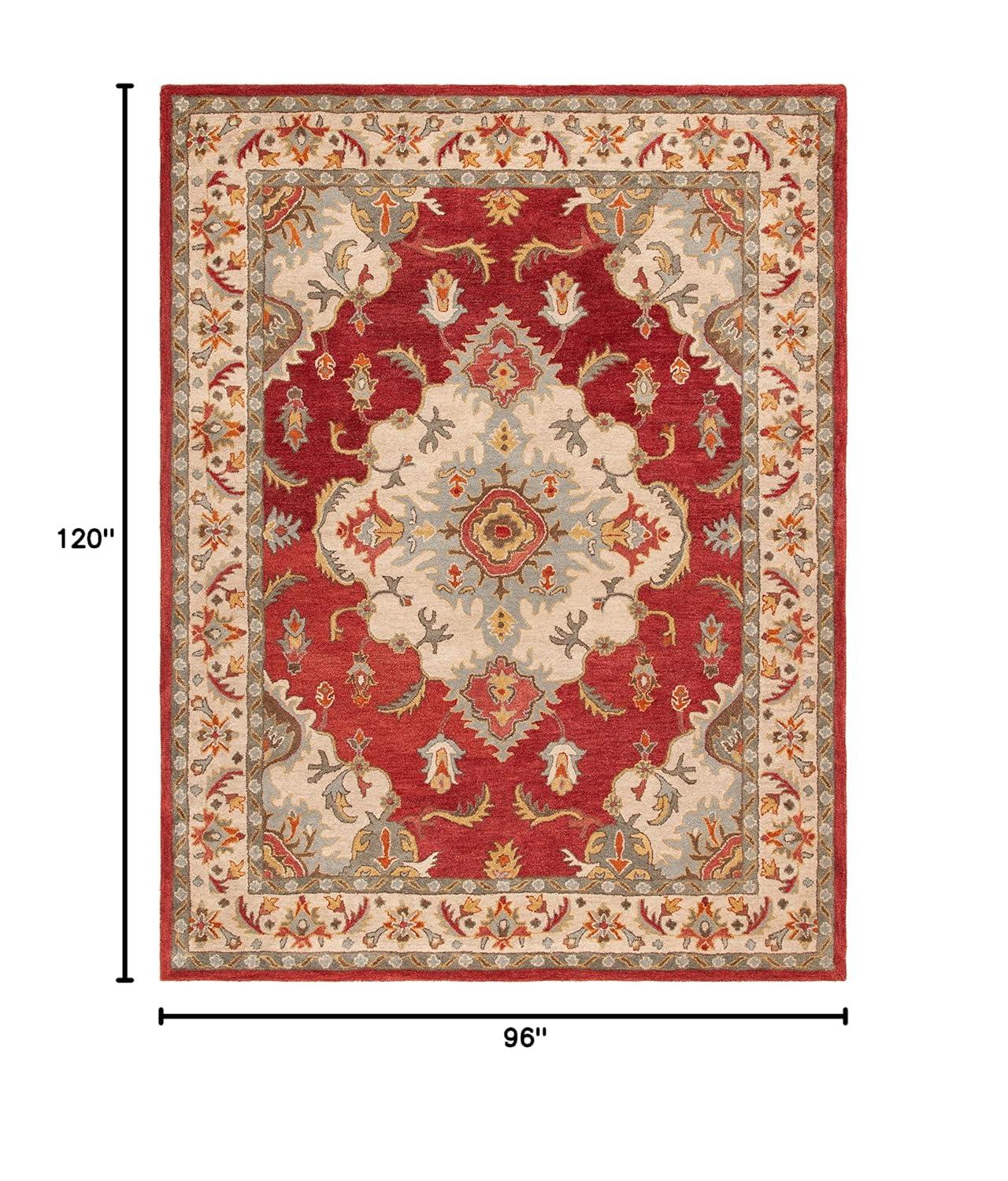 Fleur De Lis Living Mavek Hand Tufted Wool Oriental Rug