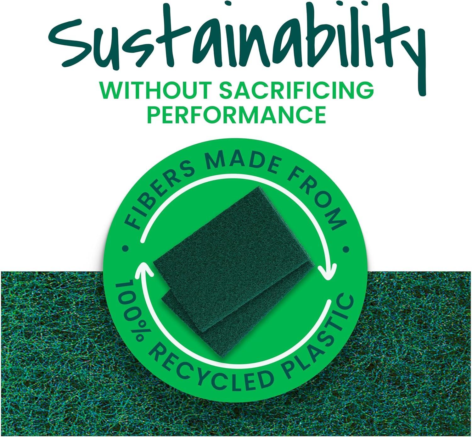 Scotch-Brite Commercial Size Heavy-Duty Scour Pad (8-Pack)