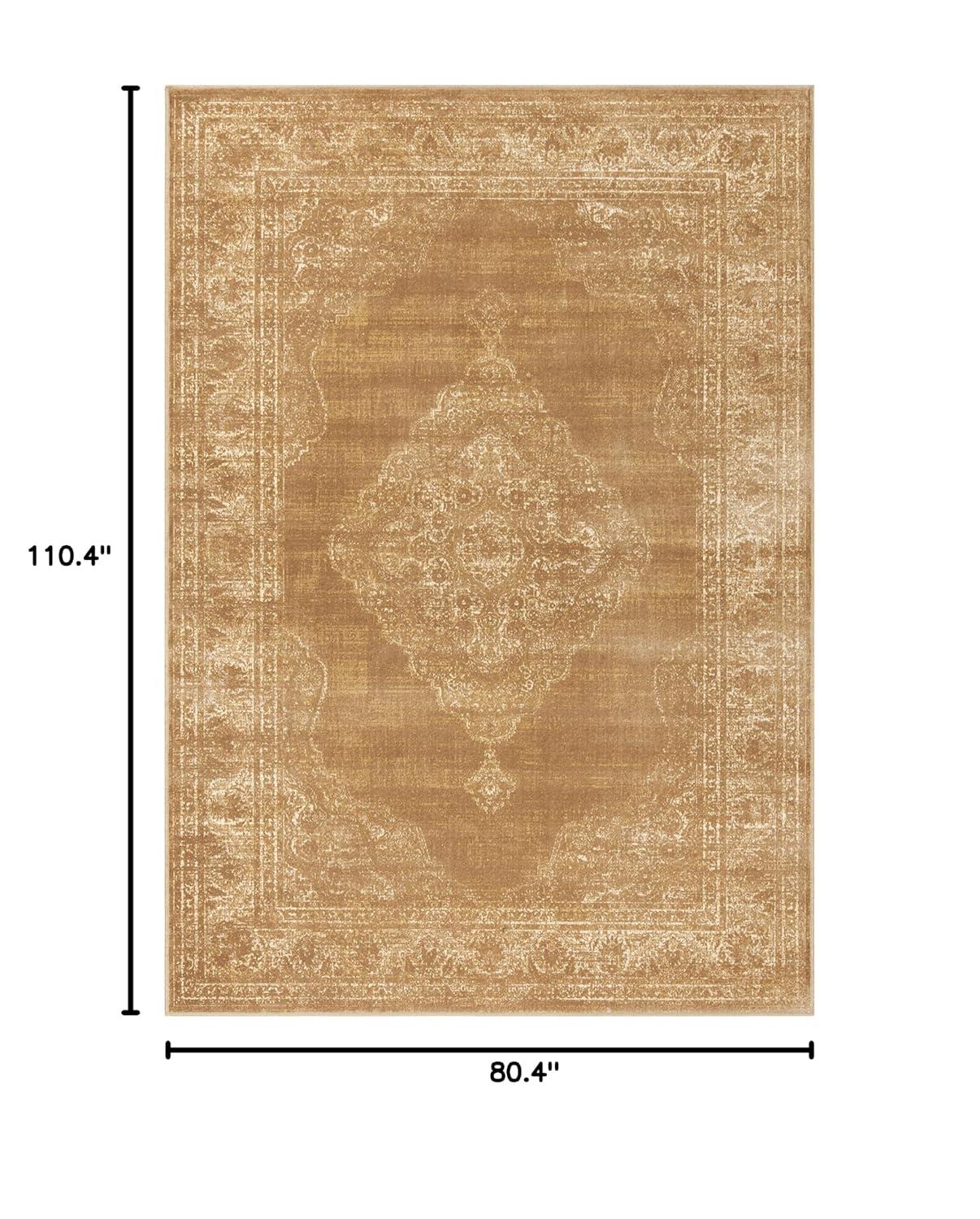 Vintage VTG112 Power Loomed Indoor Area Rug - Taupe - 6'7"x9'2" - Safavieh.