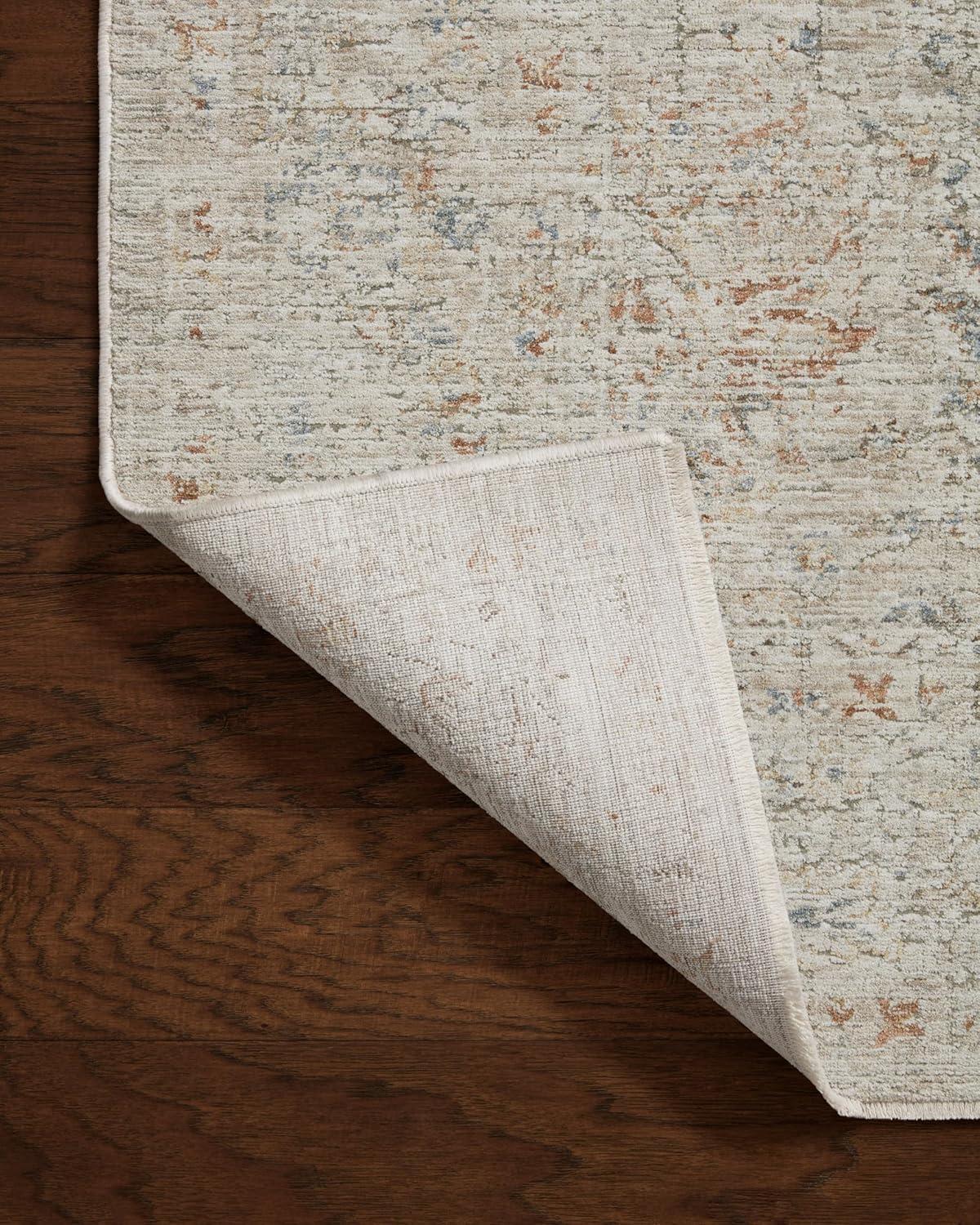 Honora Bone and Multicolor Rectangular Accent Rug