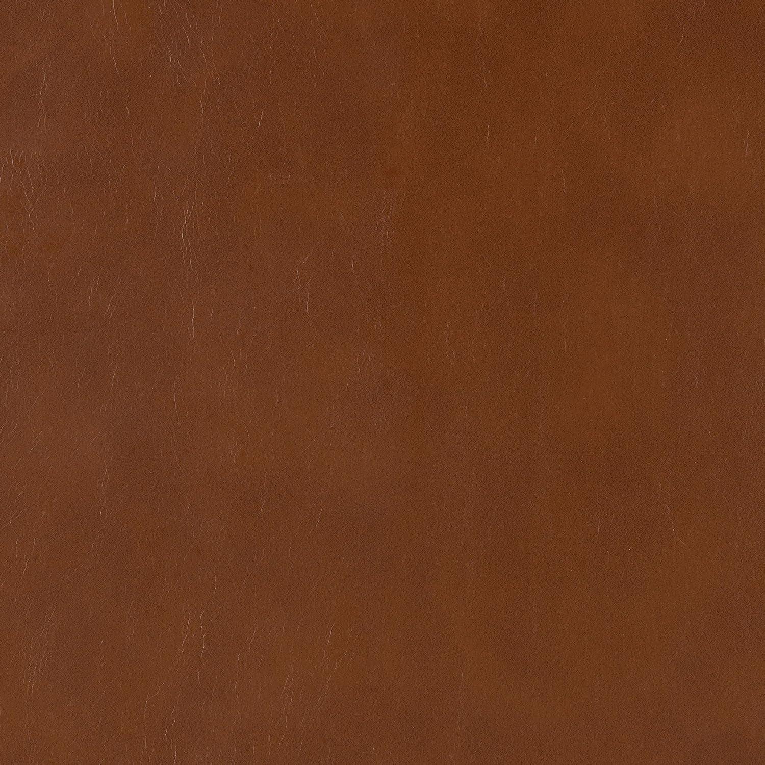 Coaster Zuni Rustic Faux Leather Upholstered Bar Chair in Brown