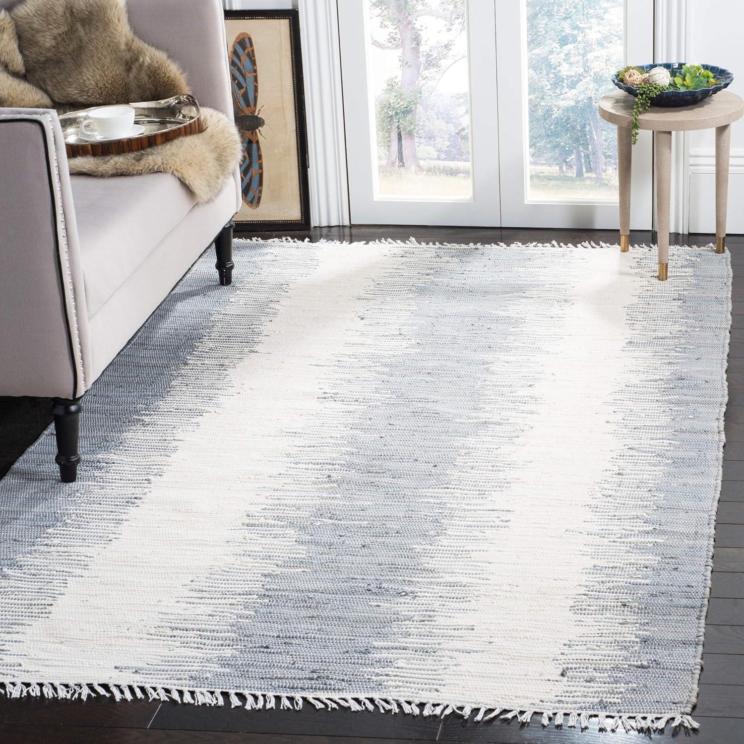 Montauk MTK751 Hand Woven Indoor Area Rug - Grey - 5'x8' - Safavieh