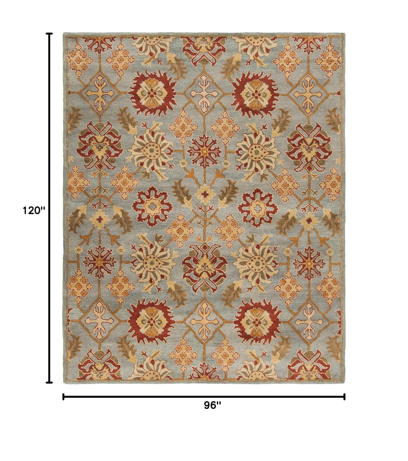 Heritage HG420 Hand Tufted Area Rug - Charcoal/Multi - 8'x10' - Safavieh.