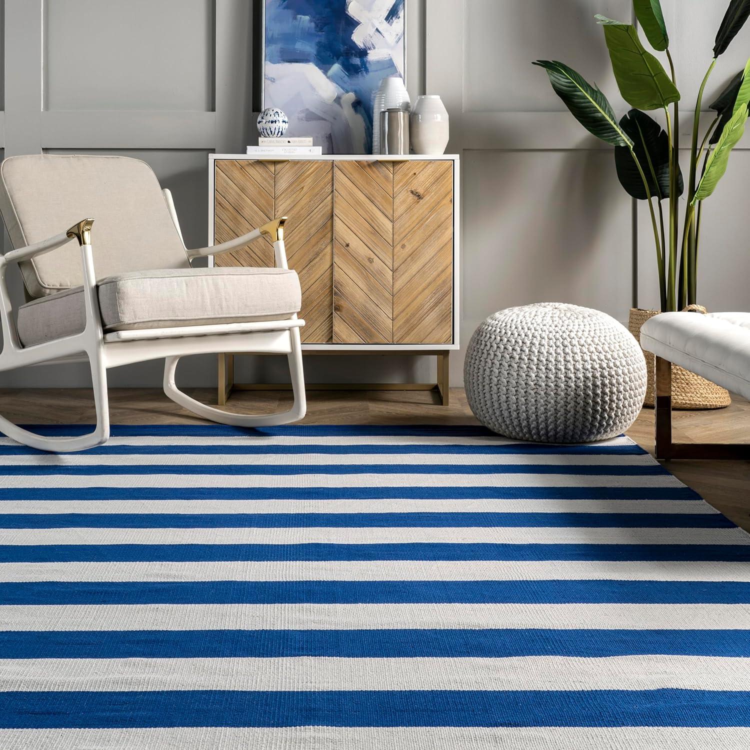 Nuloom Gracen Cotton Stripe Indoor Area Rug