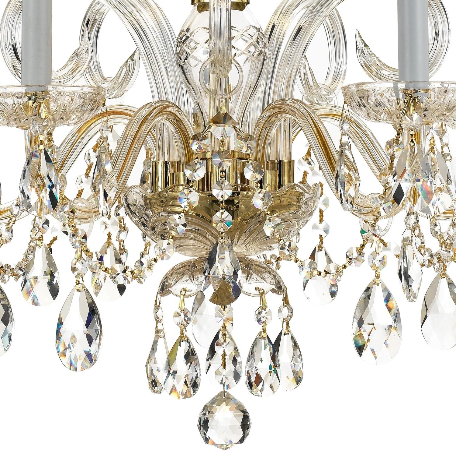 Crystorama Lighting - Five Light Chandelier - Crystal Crystal 5 Light Chandelier