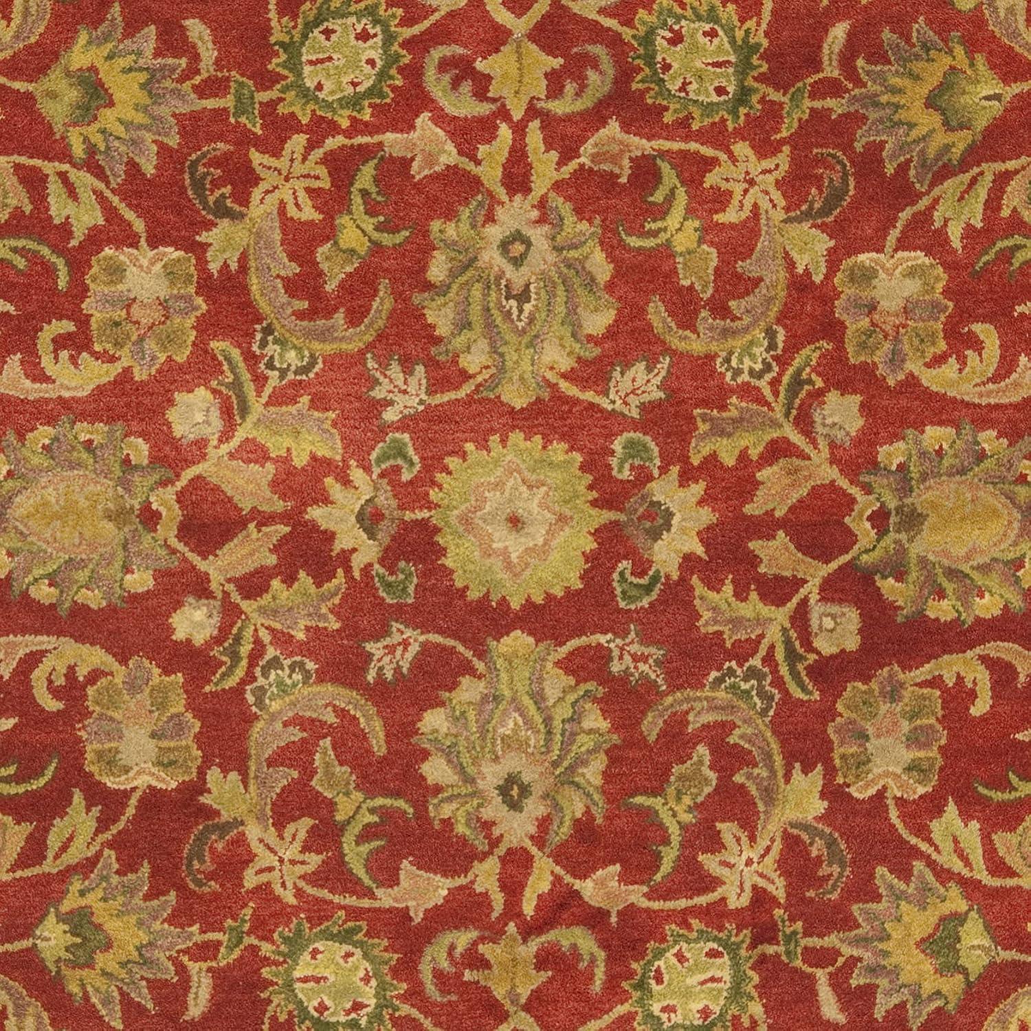 Antiquity AT52 Hand Tufted Indoor Area Rug - Red/Red - 7'6"x9'6" - Safavieh