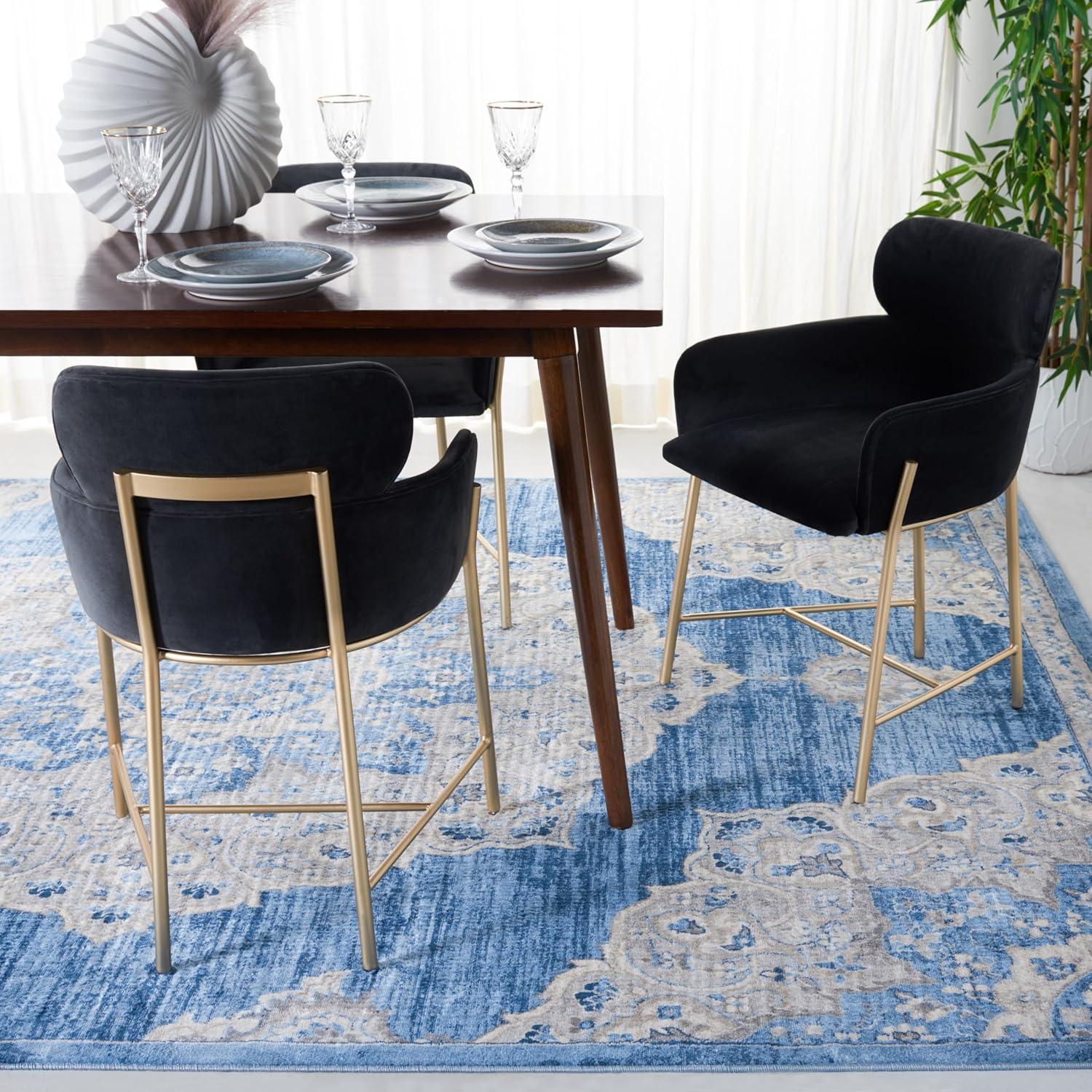 Kelly Clarkson Home Callum 802 Area Rug In Blue / Grey