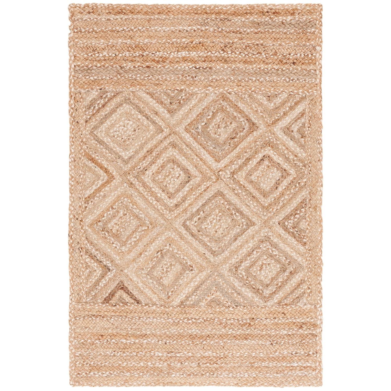 Natural Fiber NF925 Hand Woven Indoor Area Rug - Natural - 5'x8' - Safavieh.