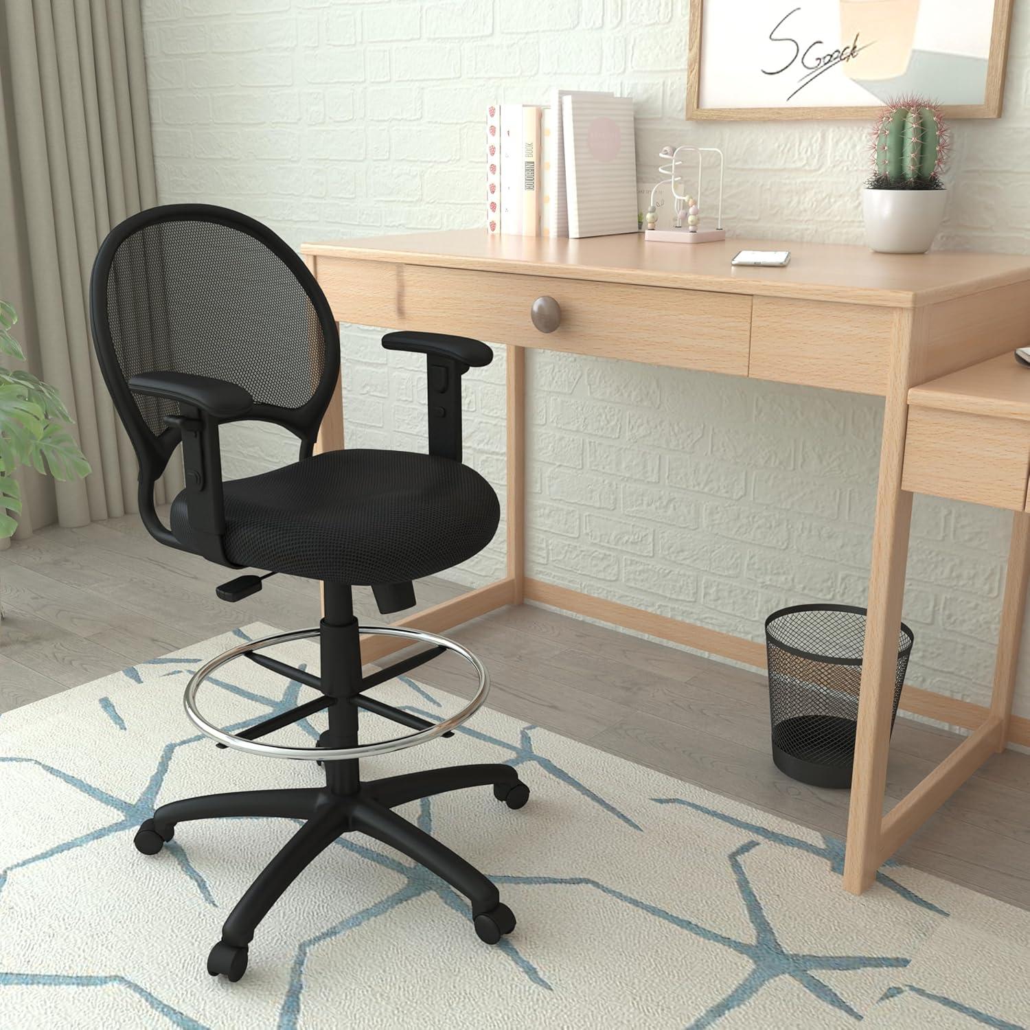 Boss Office Products Mesh Drafting Chair