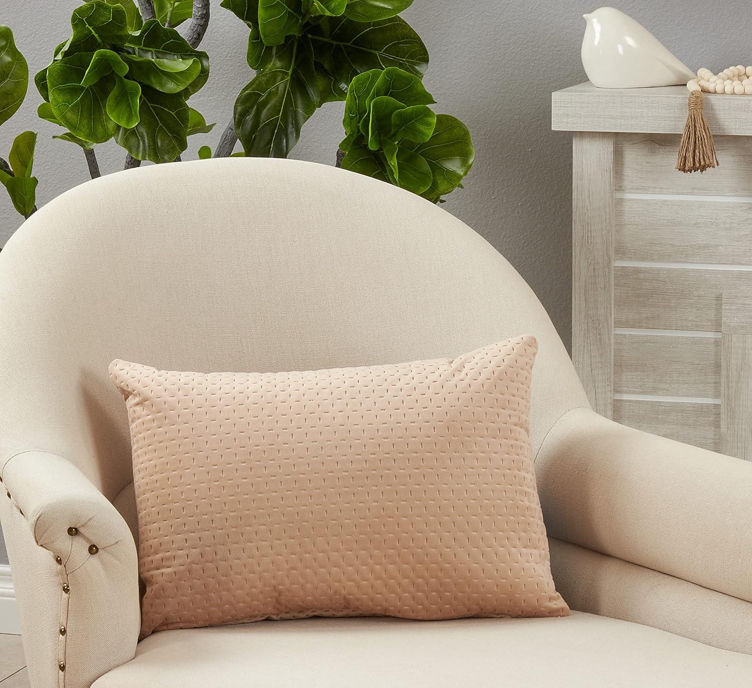 Saro Padua Collection Reversible Throw Pillow