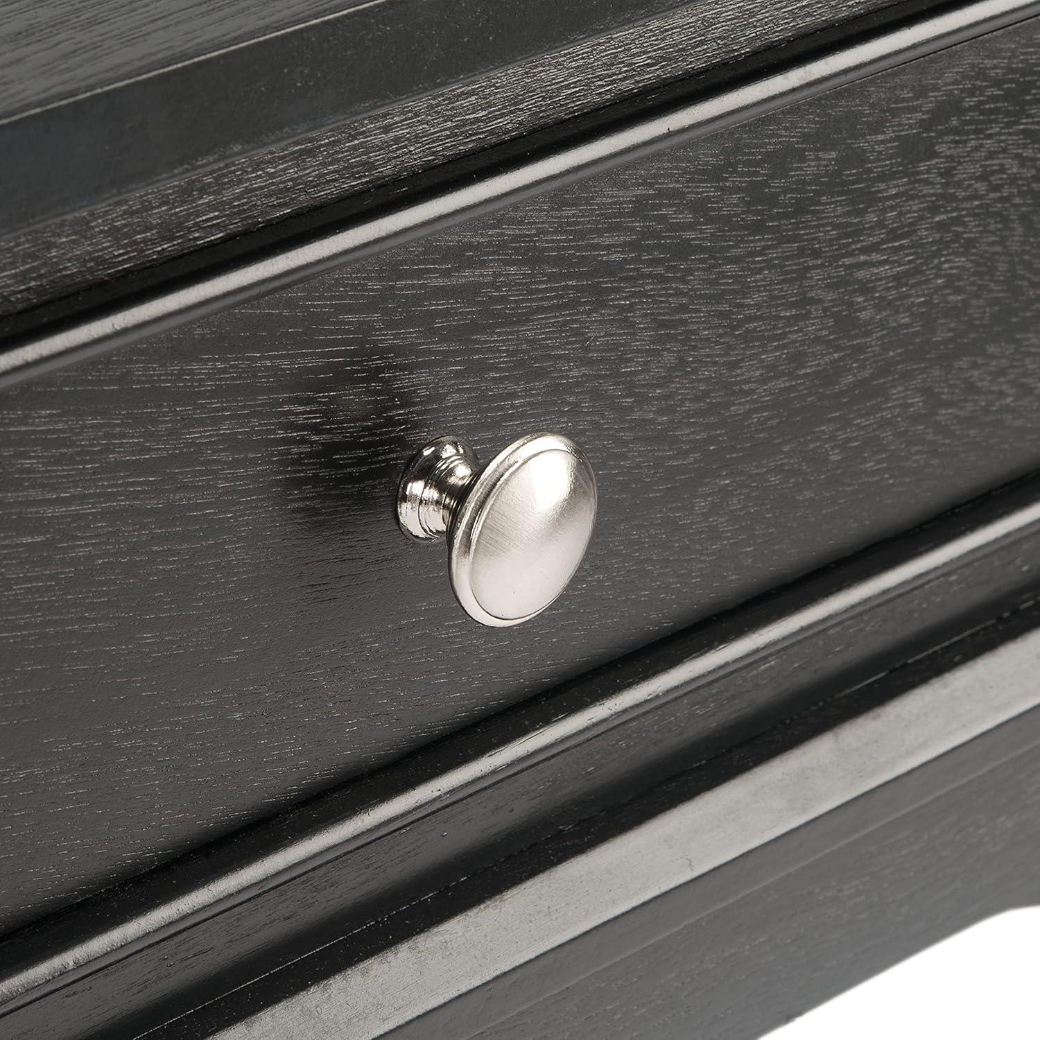 Opal 2 Drawer Console Table - CNS5726B - Black - Safavieh