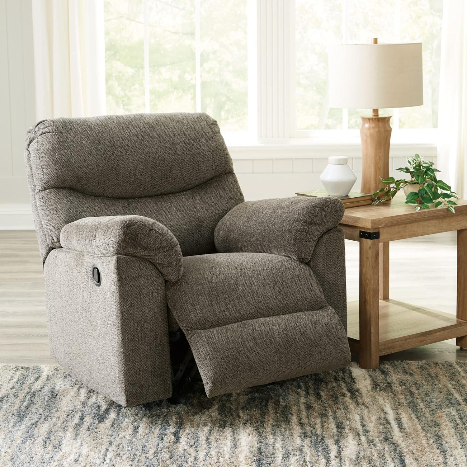 Alphons Putty 39'' Contemporary Metal Rocker Recliner