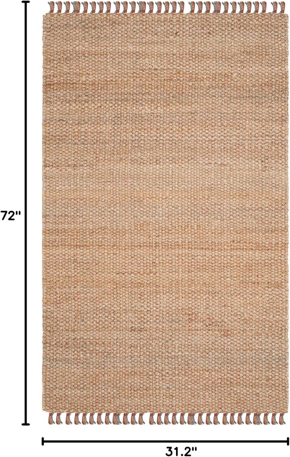 Natural Fiber NF455 Hand Woven Indoor Runner Rug - Natural/Multi - 2'6"x6' - Safavieh.