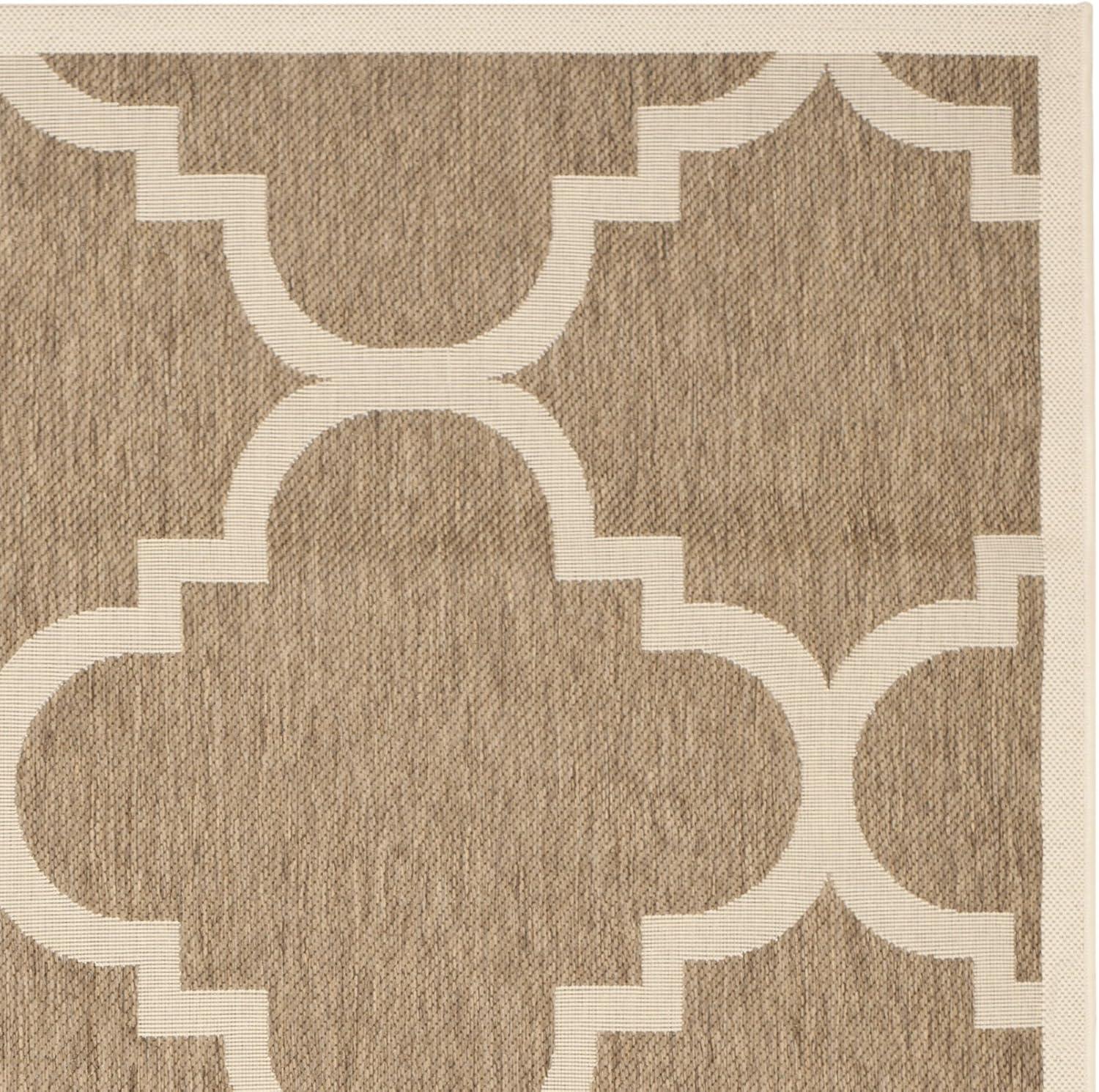 Herefordshire Geometric Brown Area Rug