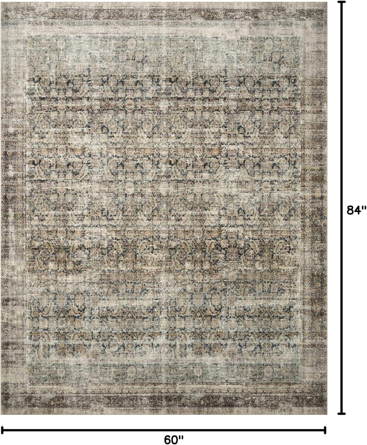Amber Lewis x Loloi Morgan Navy / Sand Area Rug feat. CloudPile