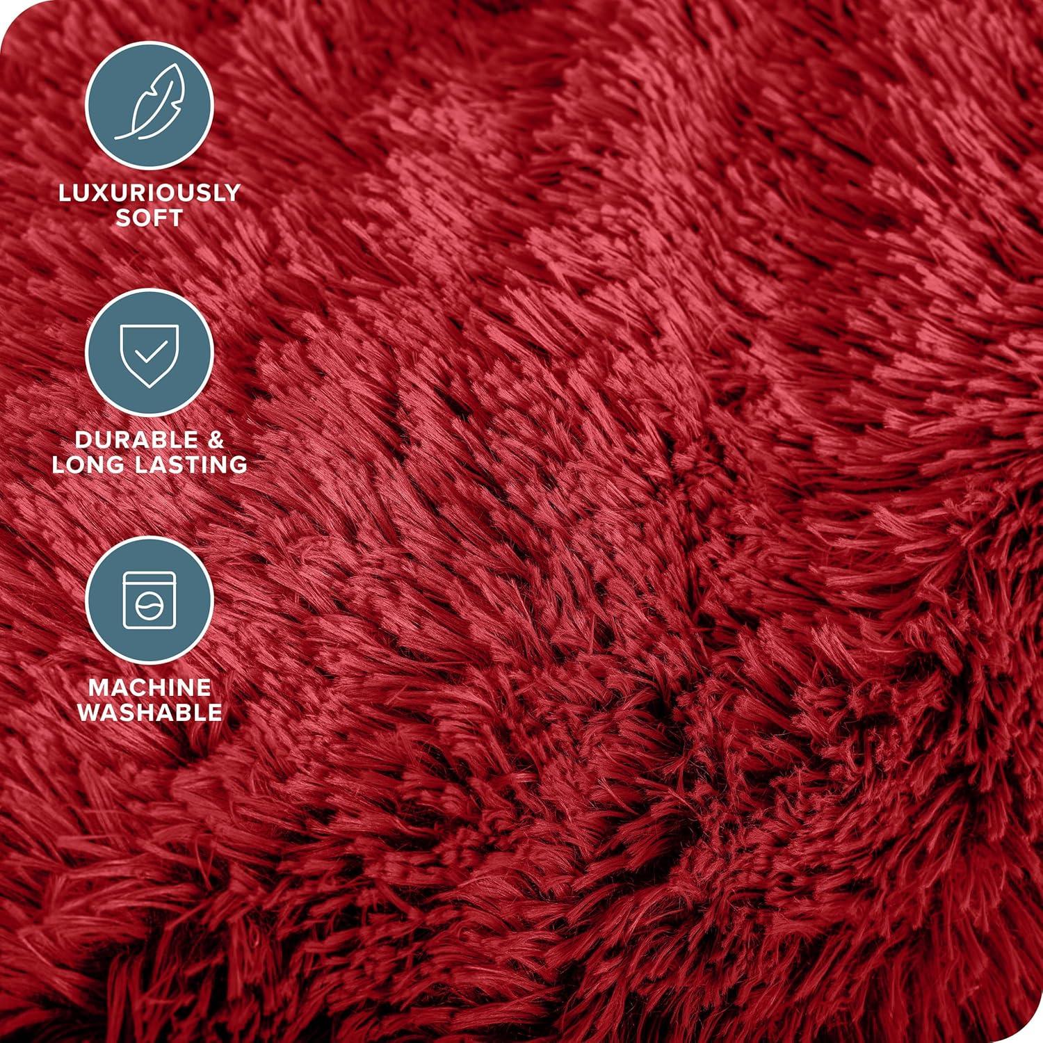 Bare Home Shaggy Faux Fur Sherpa Blanket