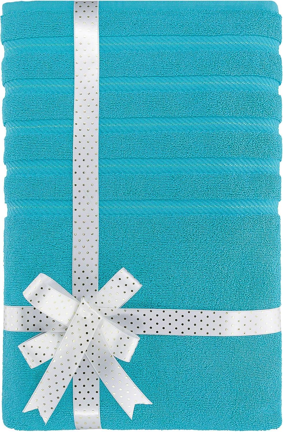 American Soft Linen 100% Cotton Jumbo Large Bath Towel, 35 in by 70 in Bath Towel Sheet, Yellow