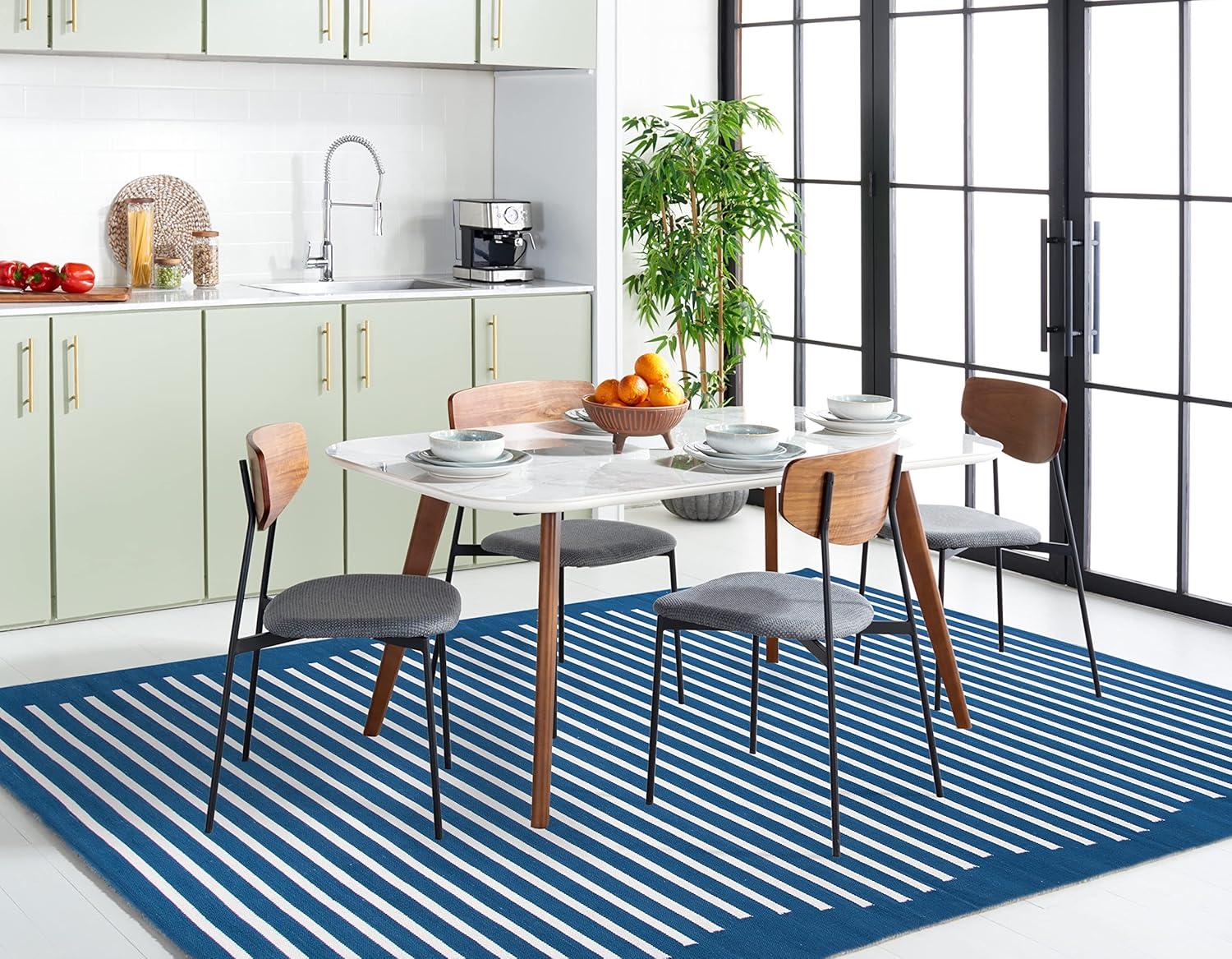 Montauk MTK712 Hand Woven Indoor Area Rug - Blue/Ivory - 8'x10' - Safavieh