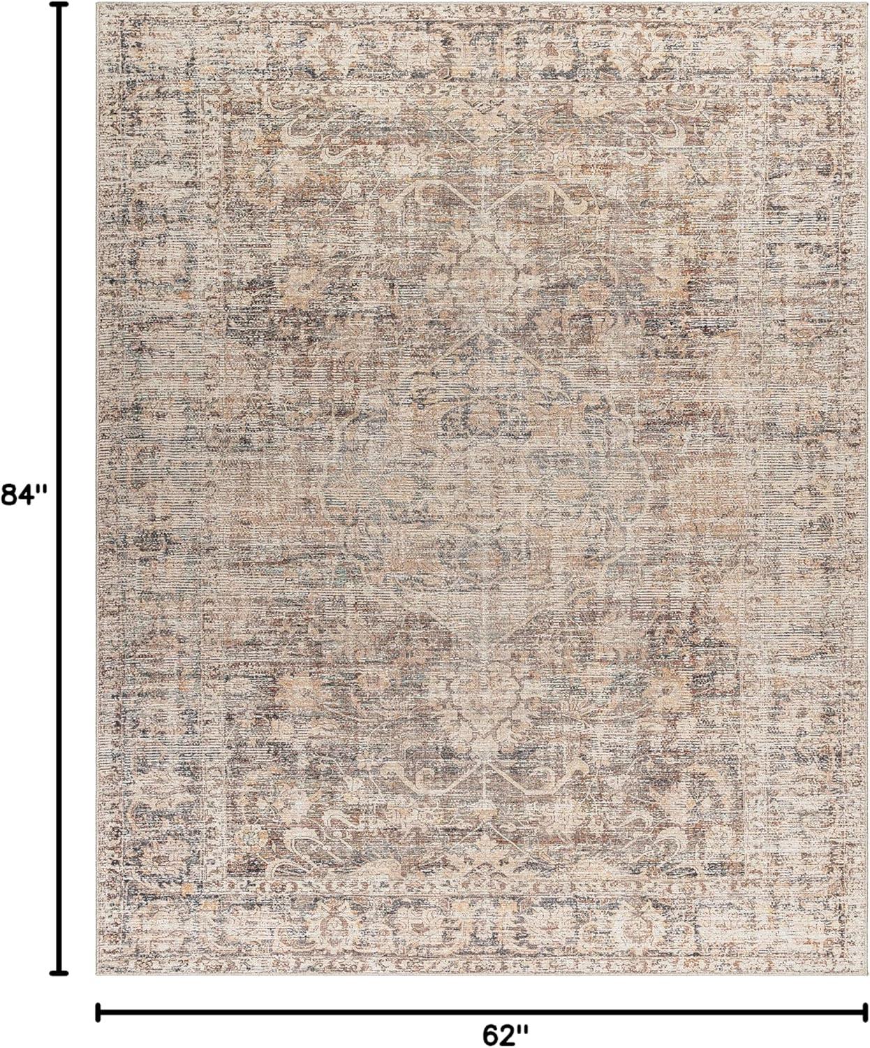 Becki Owens x Livabliss Marlene Vintage Dark Brown Area Rug