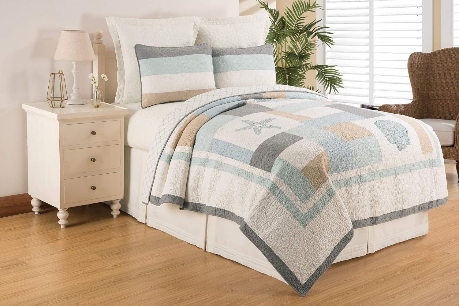 C&F Home Driftwood Shores Full/Queen 3 Piece Quilt Set